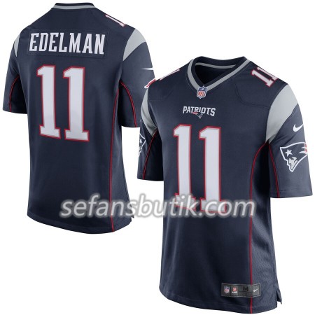 New England Patriots Tröjor Julian Edelman 11 Nike Navy - Herr New England Patriots Tröjor Julian Edelman 11 Nike Navy - Herr